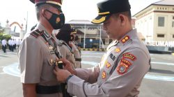 Kapolres Lhokseumawe Pimpin Sertijab Kasat Lantas dan Dua Kapolsek